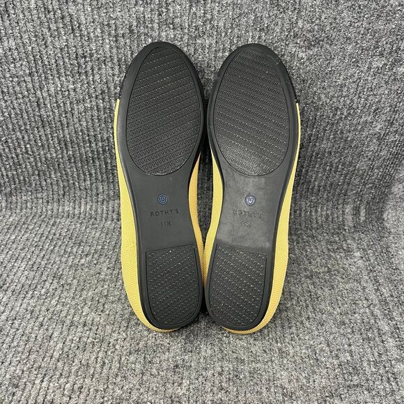 Rothy’s The Loafer Round Toe Flats Camel Black Cap Toe Women’s Size 11.5 - Picture 6 of 8